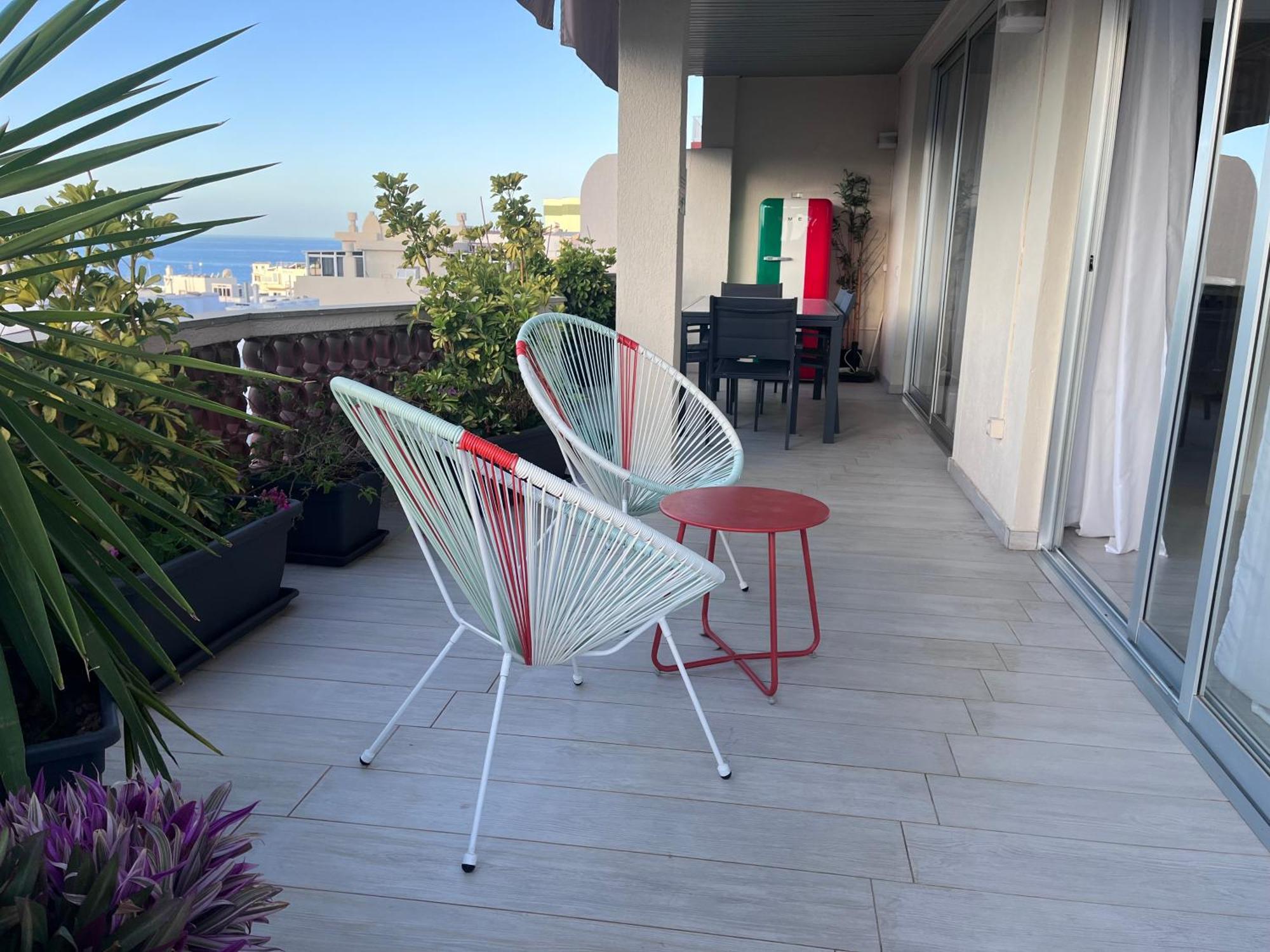 Ferienwohnung The White Heart House - Attic Sea View Los Cristianos  Exterior foto