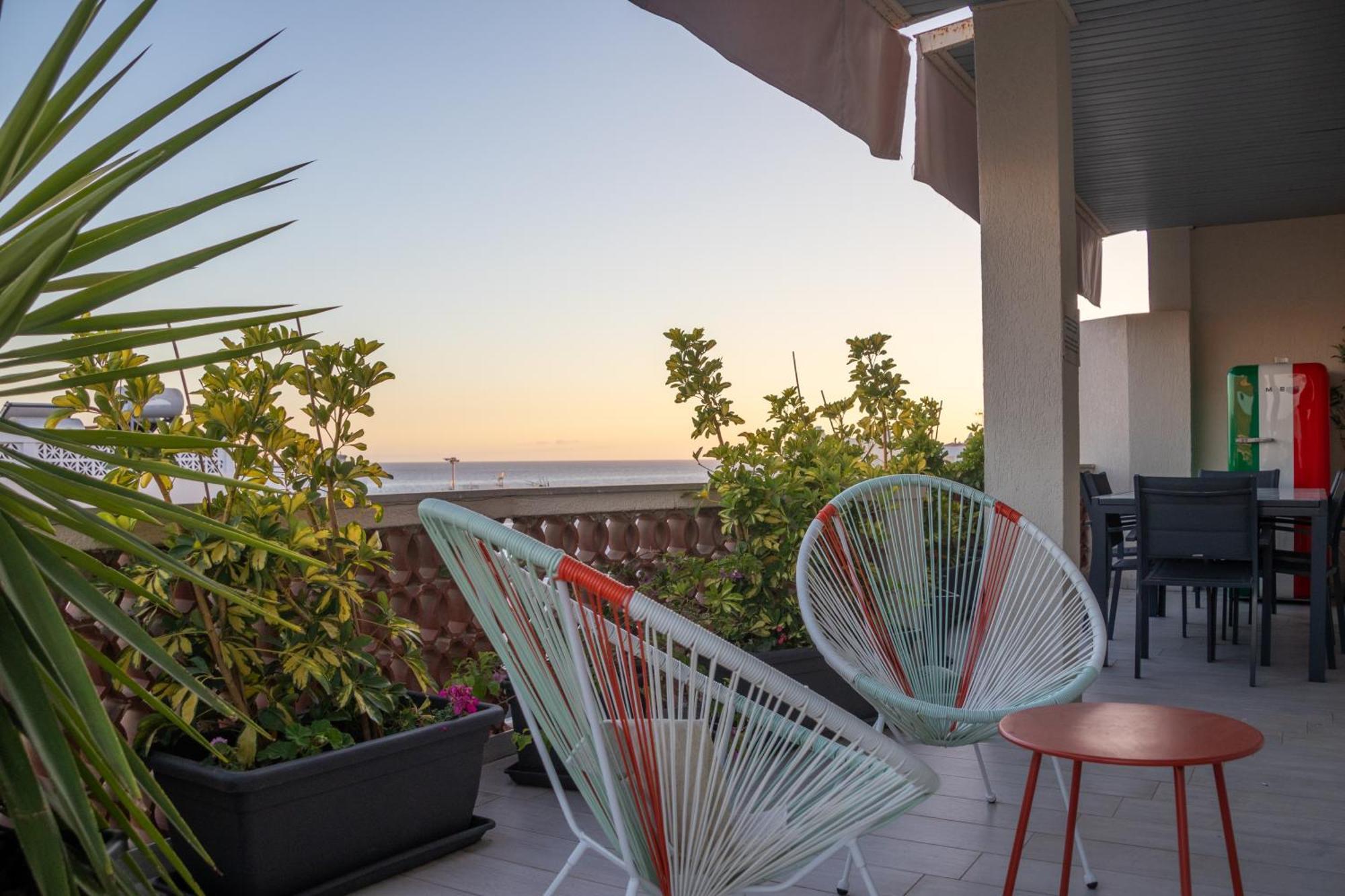 Ferienwohnung The White Heart House - Attic Sea View Los Cristianos  Exterior foto